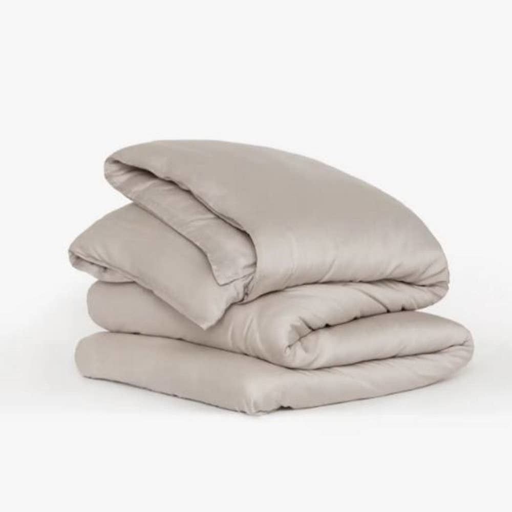 Buffy Breeze Eucalyptus Duvet Cover Full / Queen: 90" x 90" Dark Gray  $149 MSRP